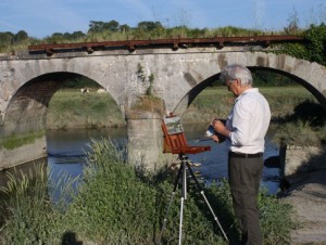 POSTCARDS_Bucket-3-Lewis-DeSoto-painting-in-Normandy_web